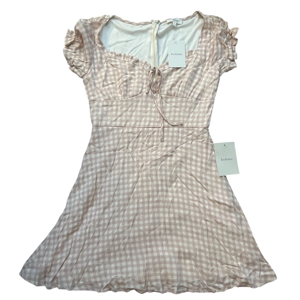 Bohme Pink Gingham Dress
